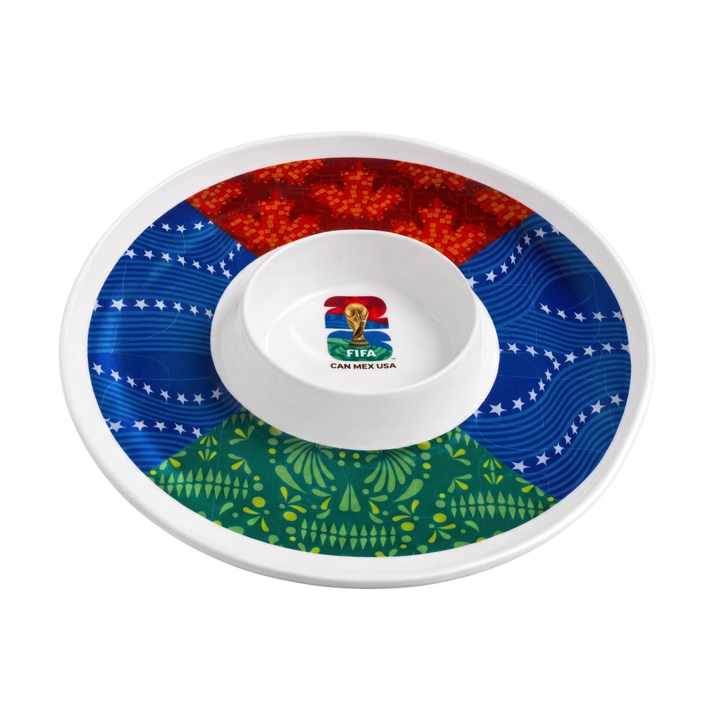 Atelier Sportif Official FIFA 26 Can Mex Us Melamine Chip & Dip 13"D