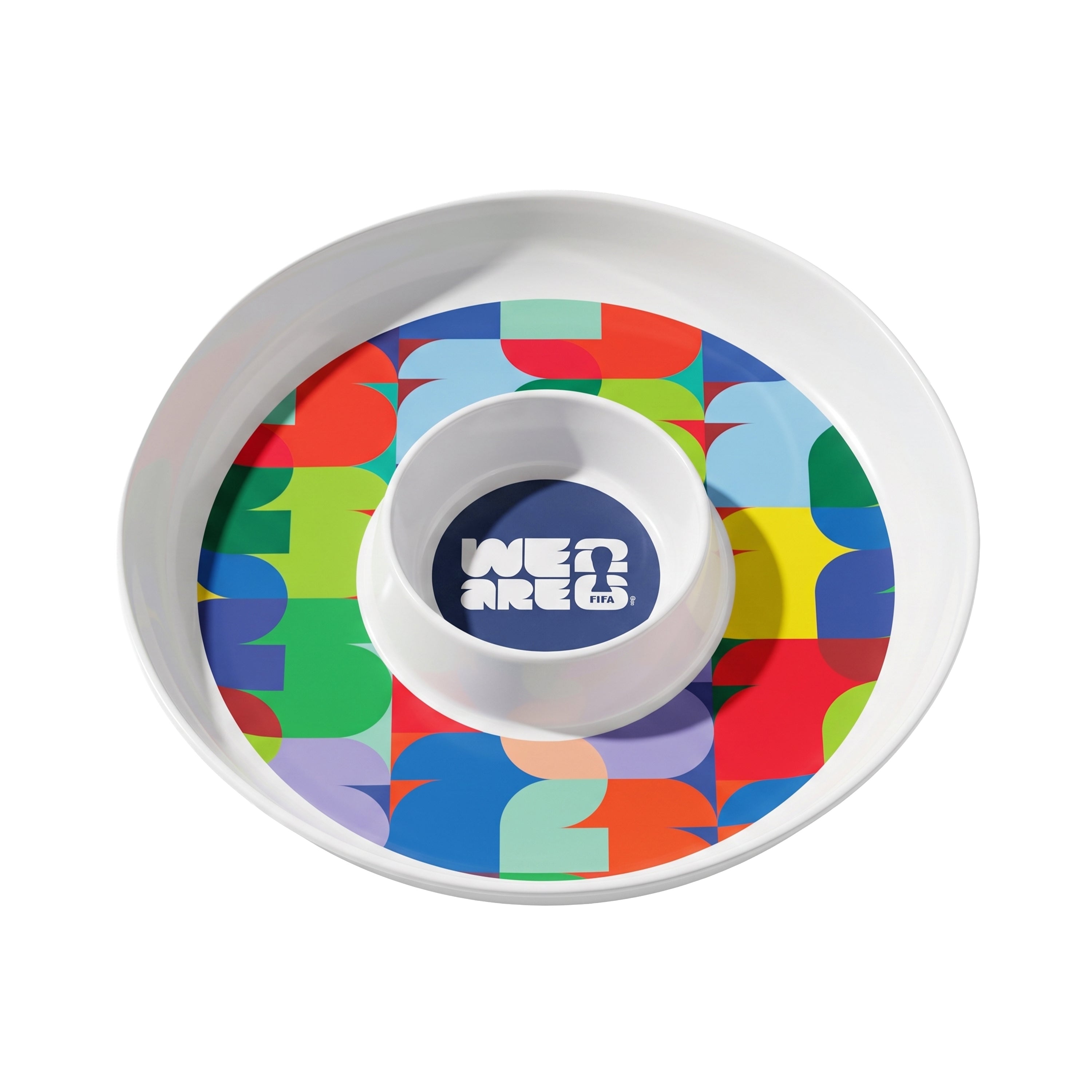 Atelier Sportif Official FIFA 26 Can Mex Us Melamine Chip & Dip 13"D