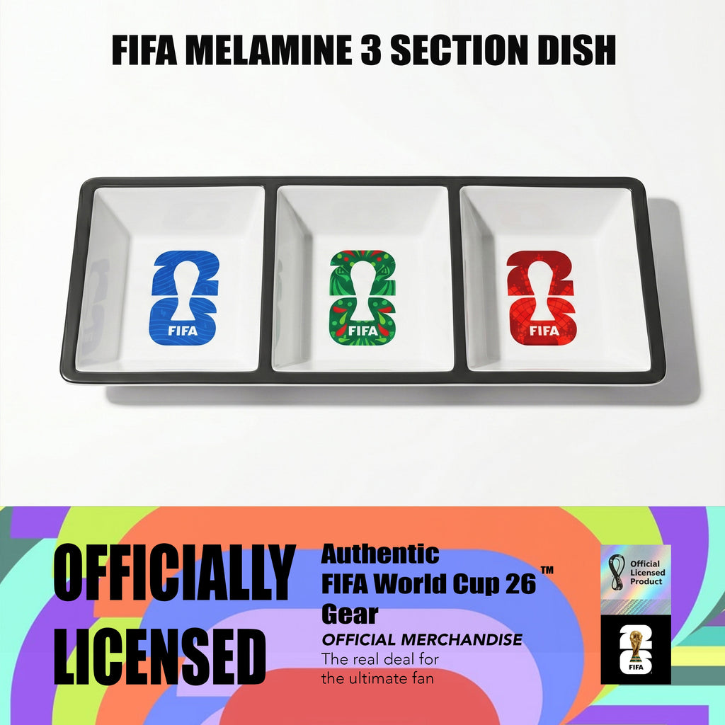 Atelier Sportif Official FIFA 2026 Melamine 3 Section Dish